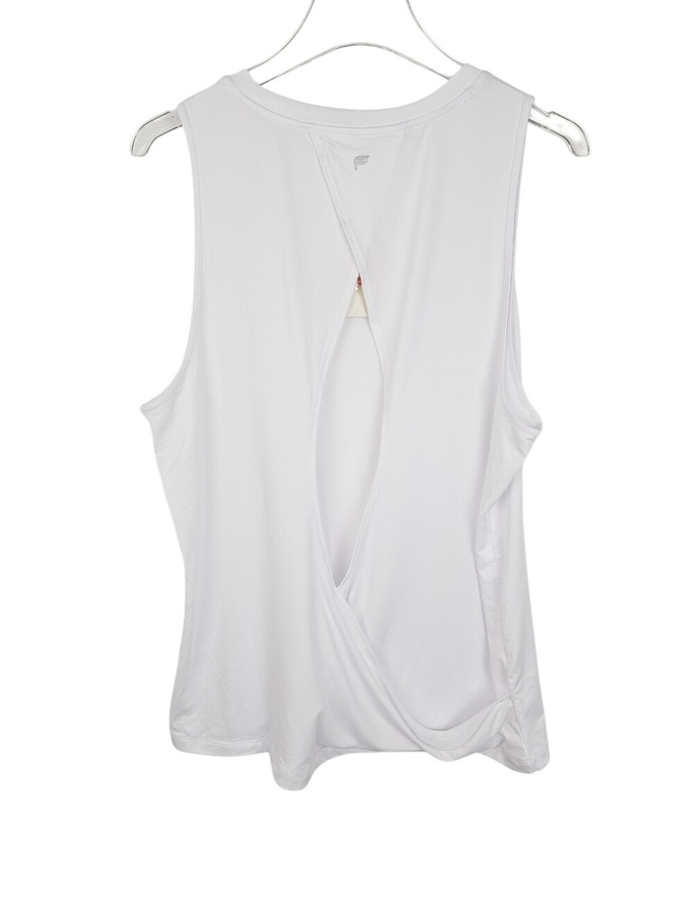 Fabletics White Blake Open Back Tank NWT - Picture 4 of 11